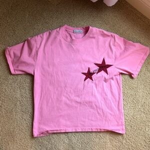 2/$25!! Aelfric Eden Pink Star Short Sleeve Tee
